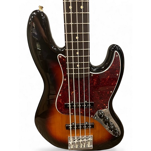 Used Fender Player 2 Modified Active Jazz Bass V 5 String 2 Color Sunburst Electric Bass Guitar