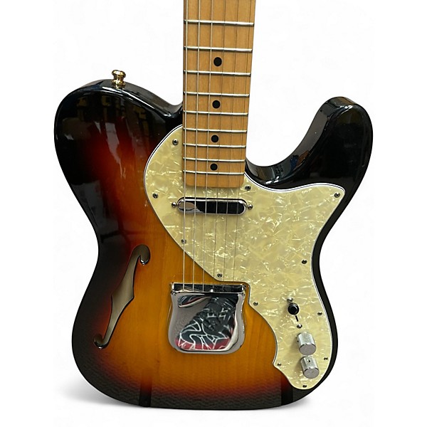 Used Fender Classic Series '69 Telecaster Thinline 3 Color Sunburst Hollow Body Electric Guitar