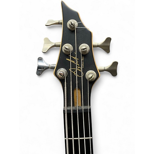 Used Cort Curbow 5 Blue Electric Bass Guitar