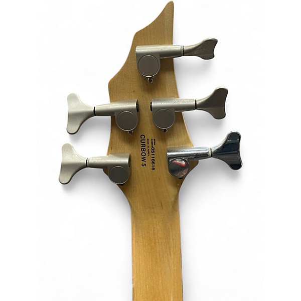 Used Cort Curbow 5 Blue Electric Bass Guitar