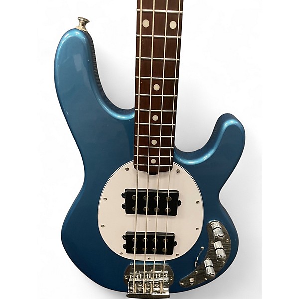 Used Sterling by Music Man SUB Sterling Stingray HH Lake Placid Blue Electric Bass Guitar