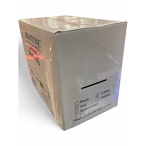 Used Avantone MIXCUBE PRO 115VAC RED PAIR Powered Monitor