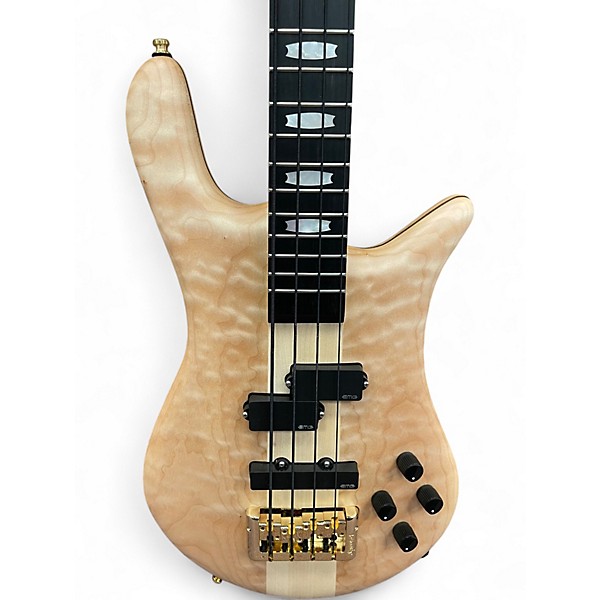 Used Spector Euro 4 LT Natural Electric Bass Guitar