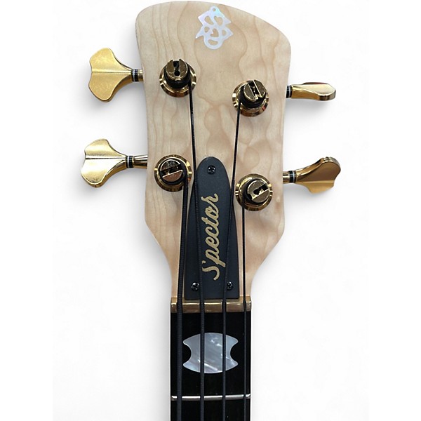 Used Spector Euro 4 LT Natural Electric Bass Guitar