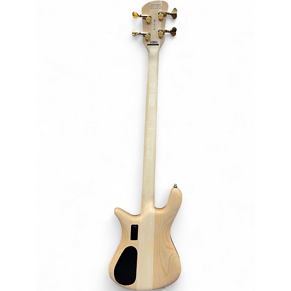 Used Spector Euro 4 LT Natural Electric Bass Guitar