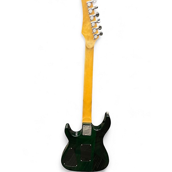 Used Hamer Slammer Diablo  Forest Green Solid Body Electric Guitar