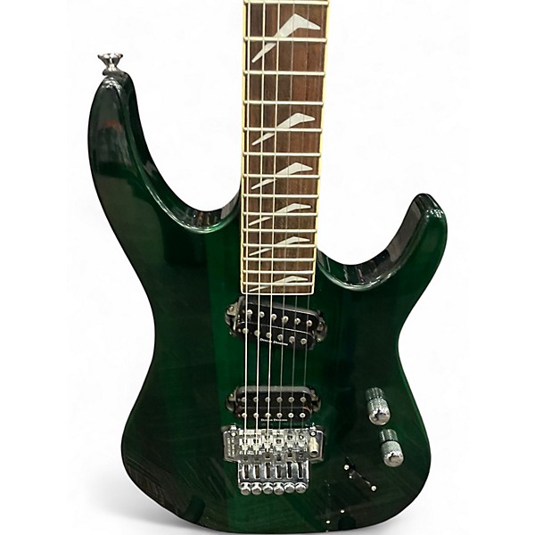 Used Hamer Slammer Diablo  Forest Green Solid Body Electric Guitar