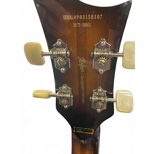 Used Hofner HCT Contempoary 500/1 2 Color Sunburst Electric Bass Guitar