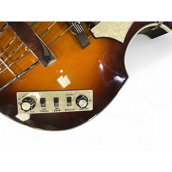 Used Hofner HCT Contempoary 500/1 2 Color Sunburst Electric Bass Guitar