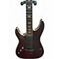 Used Schecter Guitar Research Omen Extreme 6 Left Handed Black Cherry Electric Guitar
