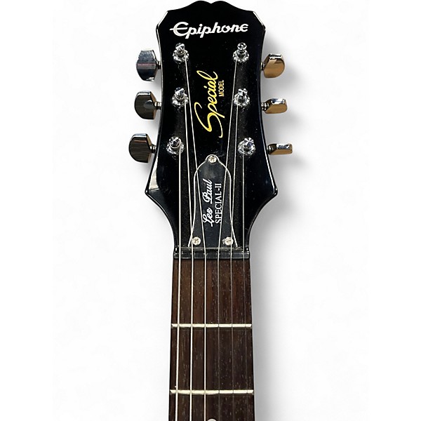 Used Epiphone Les Paul Special II Black Solid Body Electric Guitar