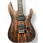 Used Schecter Guitar Research C1 EXOTIC Ebony Solid Body Electric Guitar