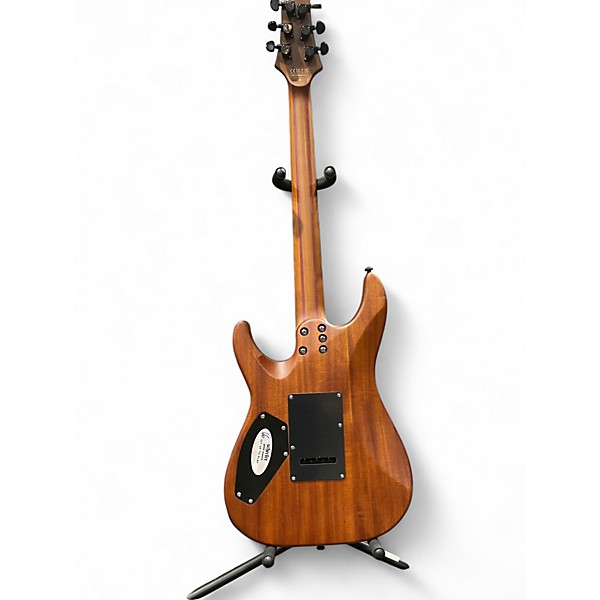 Used Schecter Guitar Research C1 EXOTIC Ebony Solid Body Electric Guitar
