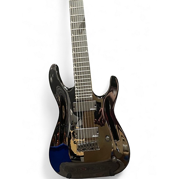Used Jackson JS22-7 Dinky 7 String Black Solid Body Electric Guitar