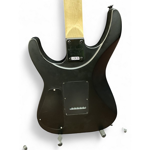 Used Jackson JS22 Dinky Satin Black Solid Body Electric Guitar
