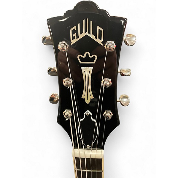 Used Guild Starfire III Trans Red Hollow Body Electric Guitar