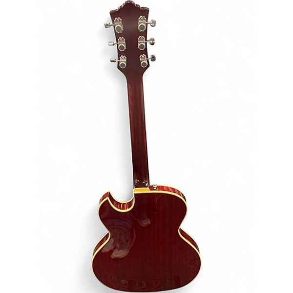 Used Guild Starfire III Trans Red Hollow Body Electric Guitar