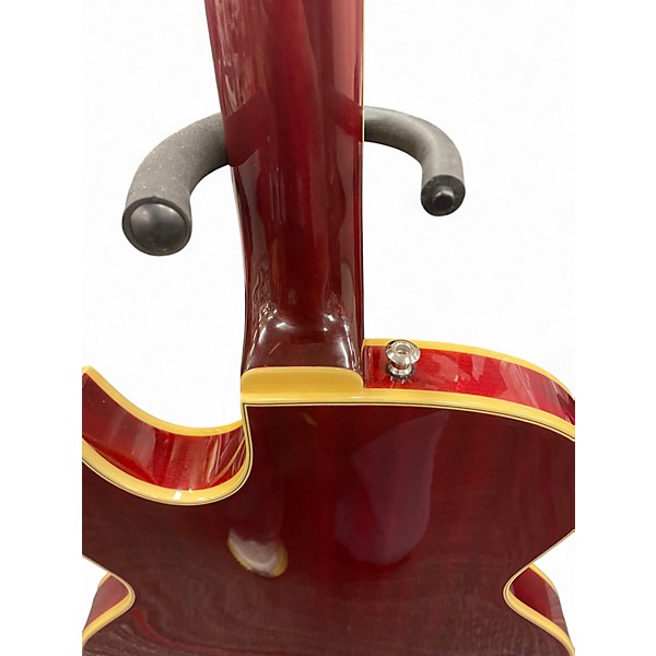 Used Guild Starfire III Trans Red Hollow Body Electric Guitar