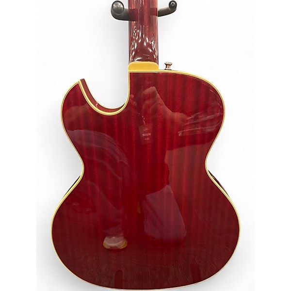 Used Guild Starfire III Trans Red Hollow Body Electric Guitar