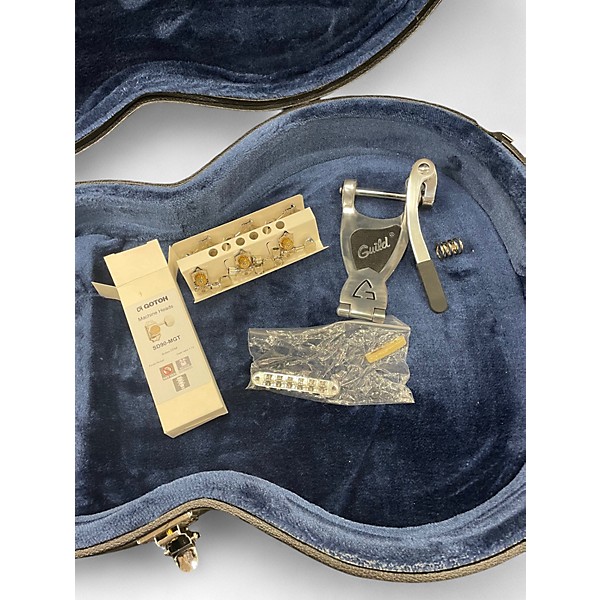 Used Guild Starfire III Trans Red Hollow Body Electric Guitar