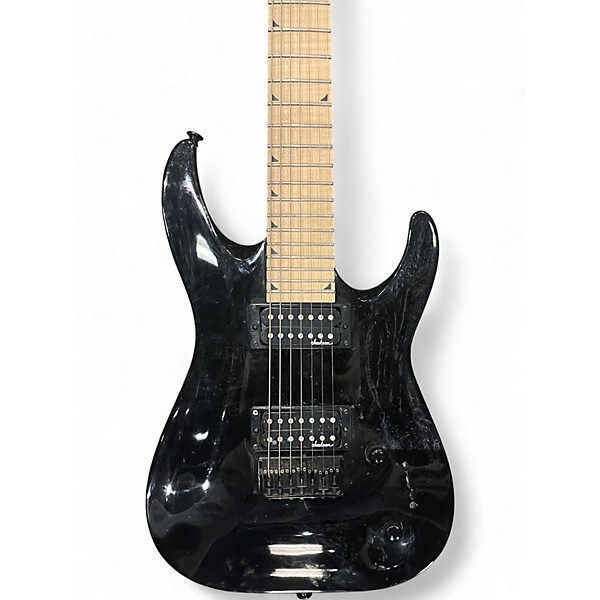 Used Jackson JS22-7 Dinky 7 String Black Solid Body Electric Guitar