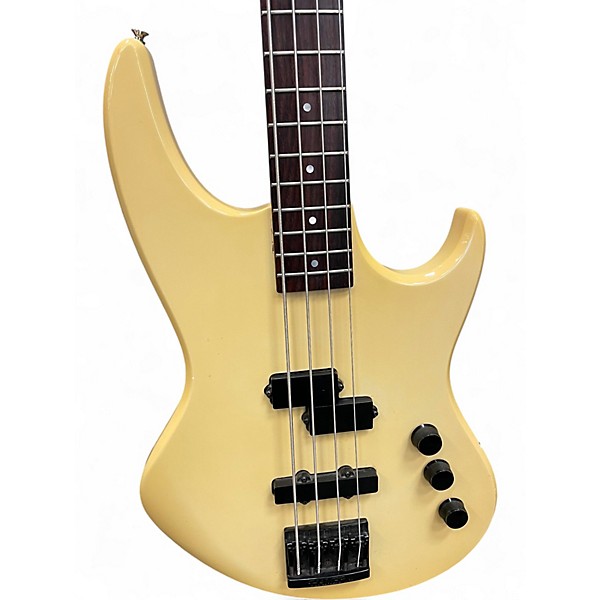 Vintage 1980s Hamer CRUISE WHITE Electric Bass Guitar