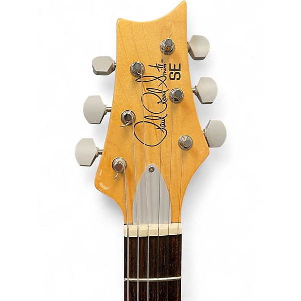 Used PRS SE Silver Sky Moon White Solid Body Electric Guitar