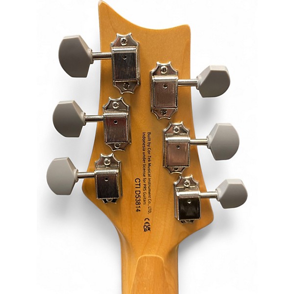 Used PRS SE Silver Sky Moon White Solid Body Electric Guitar