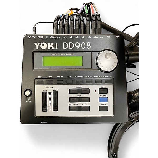 Used Yoki DD908 8 PIECE Electric Drum Set