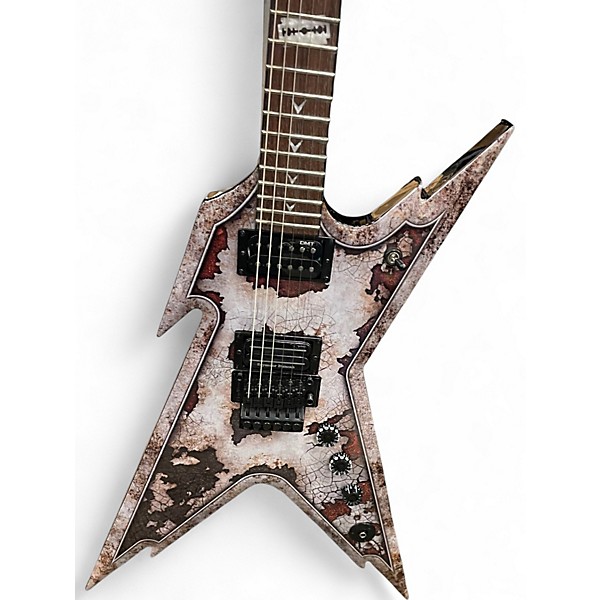 Used Dean Dimebag Razorback Rustic Burst Solid Body Electric Guitar