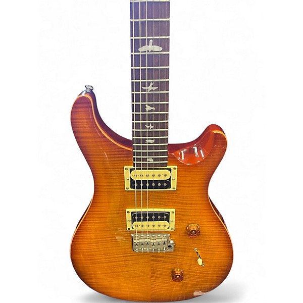 Used PRS SE Custom 24 2 Color Sunburst Solid Body Electric Guitar