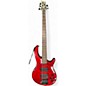 Used Dean Edge 5 String EMG Trans Red Electric Bass Guitar thumbnail