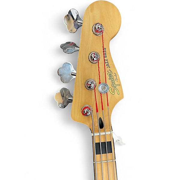 Used Squier Vintage Modified Jazz Bass Natural Electric Bass Guitar