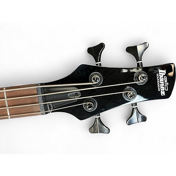 Used Ibanez SR400 Flame Maple sunburst Electric Bass Guitar