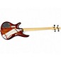 Used Ibanez SR400 Flame Maple sunburst Electric Bass Guitar