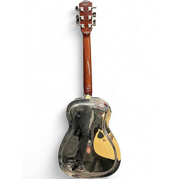 Used Fender FR-48 Chrome Resonator Guitar