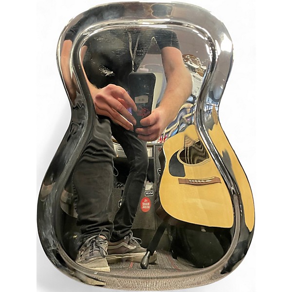 Used Fender FR-48 Chrome Resonator Guitar