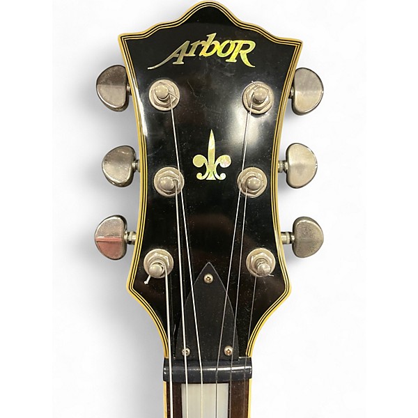 Used Arbor AJ-137 Orange Solid Body Electric Guitar