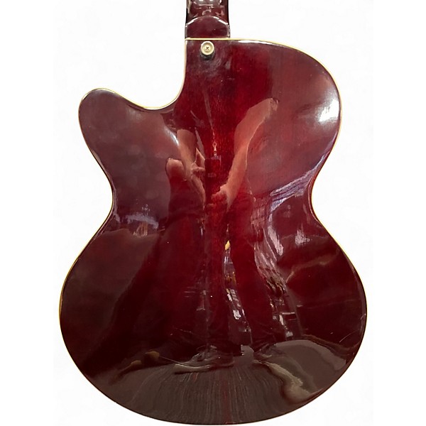 Used Arbor AJ-137 Orange Solid Body Electric Guitar