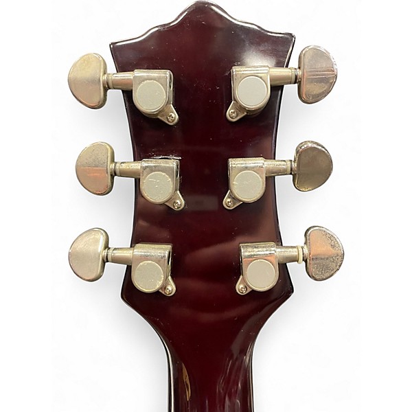 Used Arbor AJ-137 Orange Solid Body Electric Guitar