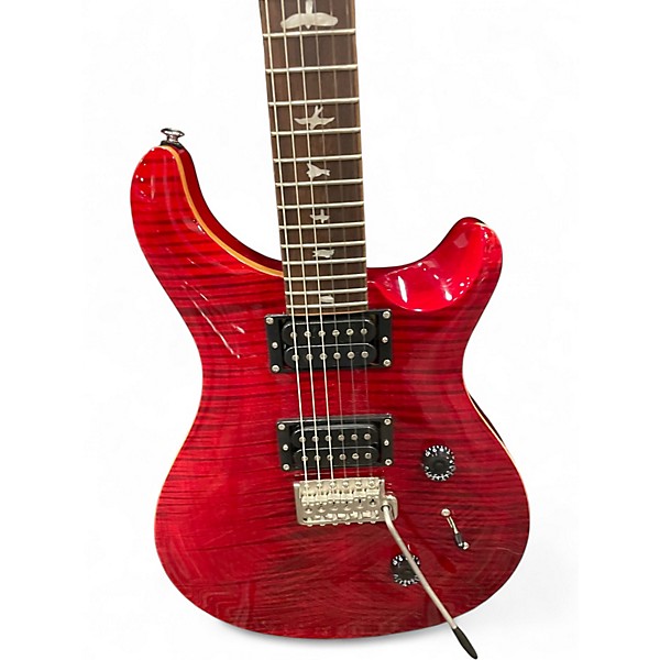 Used PRS SE Custom 24 Red Solid Body Electric Guitar