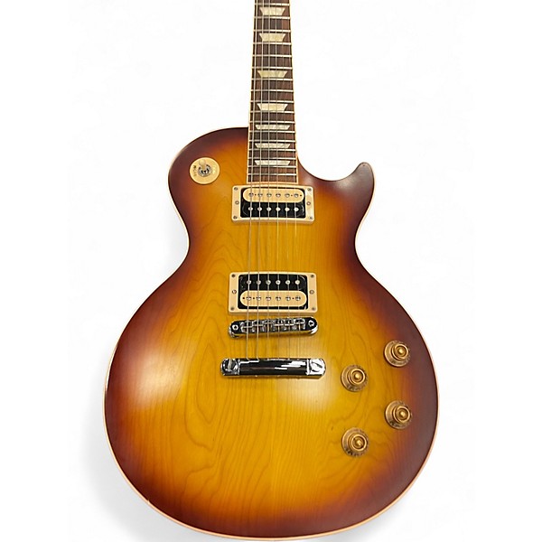 Used Gibson Les Paul Classic Satin Iced Tea Solid Body Electric Guitar
