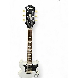Used Epiphone SG Standard White Solid Body Electric Guitar