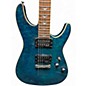 Used Schecter Guitar Research Omen Extreme 6 Trans Blue Solid Body Electric Guitar