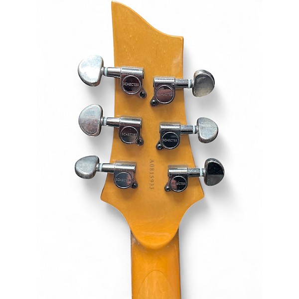 Used Schecter Guitar Research Omen Extreme 6 Trans Blue Solid Body Electric Guitar