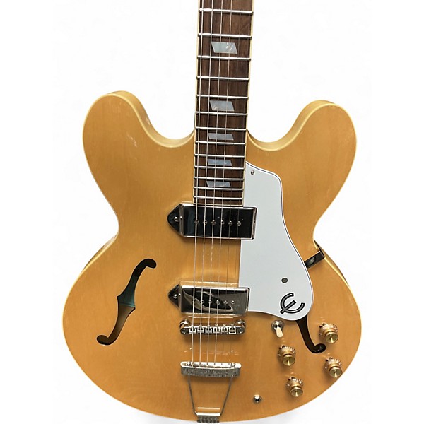 Used Epiphone Casino Natural Hollow Body Electric Guitar