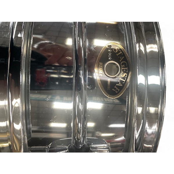Used TAMA 5.5X13 STAGESTAR SILVER Drum