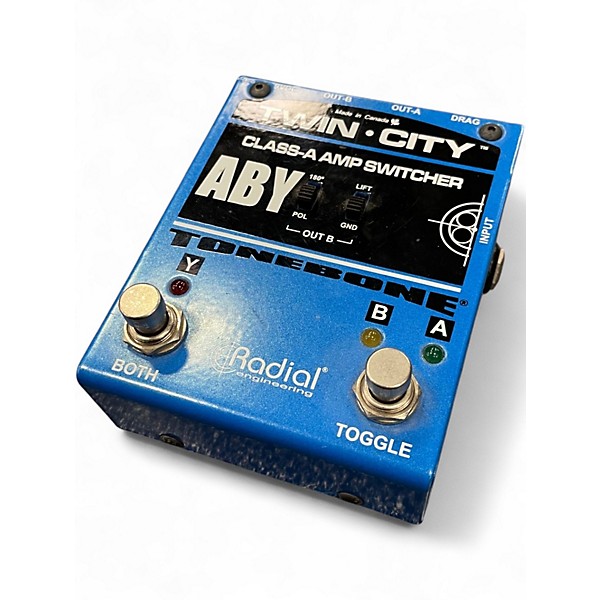 Used Radial Engineering Tonebone Twin-City Bones ABY Amp Switcher Pedal