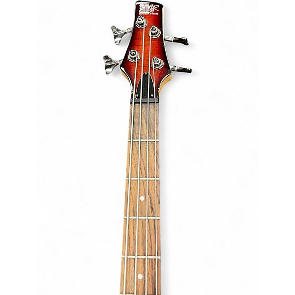 Used Ibanez GSR200SM Brown Burst Electric Bass Guitar