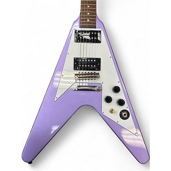 Used Epiphone KIRK HAMMIT V Purple Solid Body Electric Guitar
